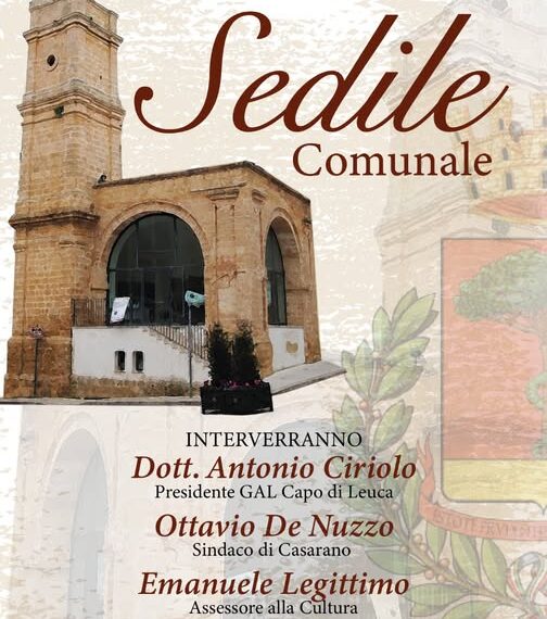 CASARANO / INAUGURAZIONE DELL'ANTICO SEDILE COMUNALE !! 1 CASARANO / INAUGURAZIONE DELL’ANTICO SEDILE COMUNALE !!